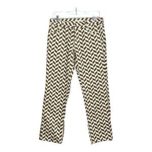 Pacsun Womens Size 27 Low Rise Straight Jeans Geometric Button Fly Preppy Cotton